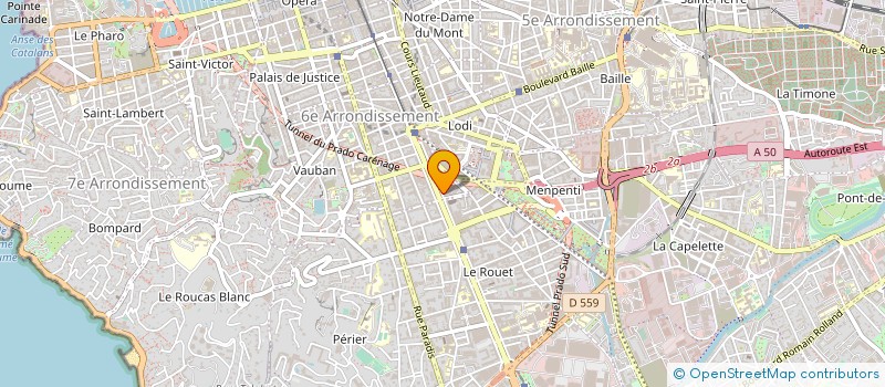 localisation de l'entreprise LE MUST à MARSEILLE