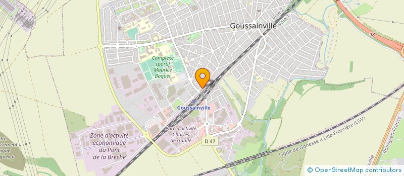 localisation de l'entreprise LE MUST à GOUSSAINVILLE