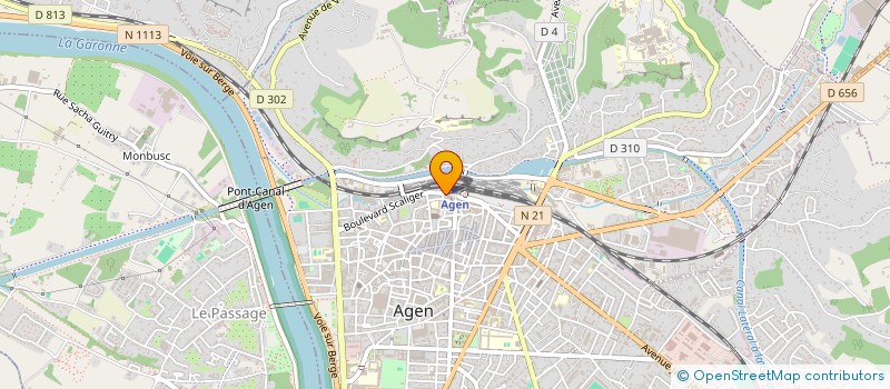 localisation de l'entreprise LE MUST à AGEN