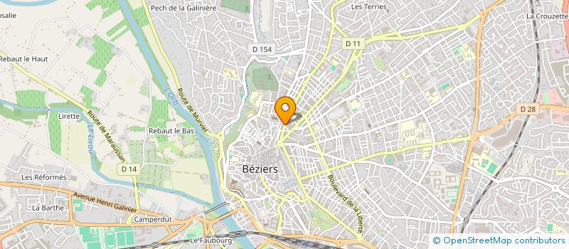 localisation de l'entreprise LE MUST DE LA FRIPERIE à BEZIERS