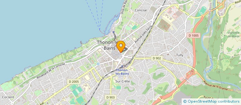 localisation de l'entreprise LE MUST DU CHIEN à THONON-LES-BAINS