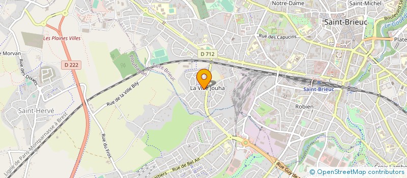localisation de l'entreprise LE MUSTANG à SAINT-BRIEUC