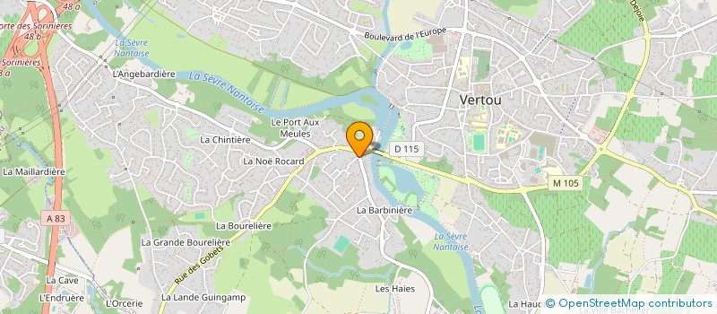 localisation de l'entreprise LE MUUTCH à VERTOU