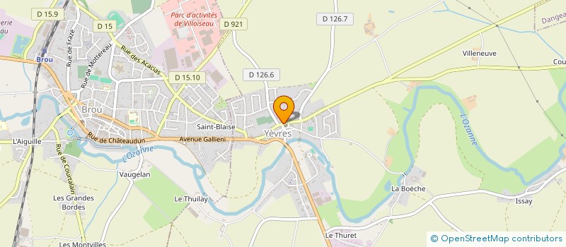 localisation de l'entreprise LE MUVRA à YEVRES