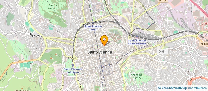 localisation de l'entreprise LE MYKONOS  SAINT-ETIENNE