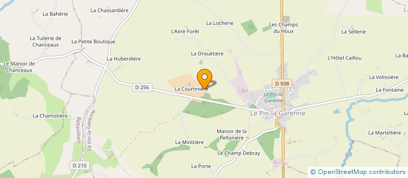 localisation de l'entreprise LE MYRE DE VILERS à LE PIN-LA-GARENNE