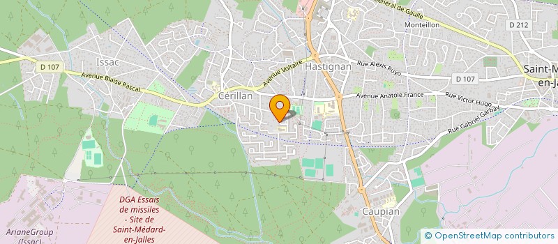 localisation de l'entreprise LE MYTHE DE LA FEE YZLOTH ET DES FARFADETS TRACEURS DE VOIE  SAINT-MEDARD-EN-JALLES