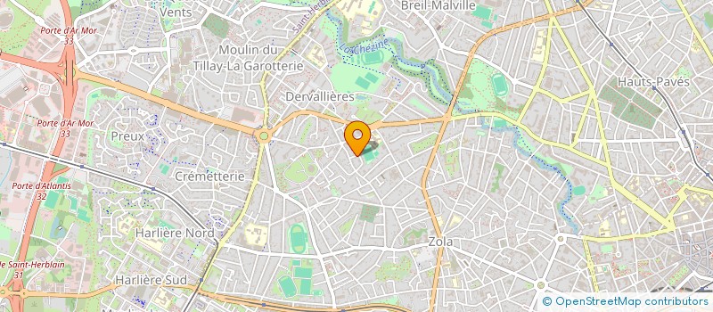 localisation de l'entreprise LE N'HECTARE DU PIGEON BLANC  NANTES