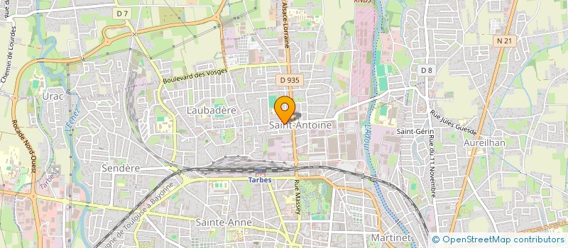 localisation de l'entreprise LE N.I.D NEURODIVERGENCE INCLUSION ET DIVERSITE  TARBES