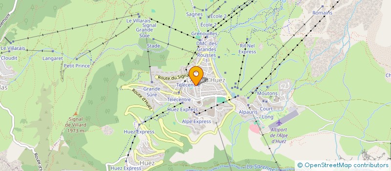 localisation de l'entreprise LE NABAB à HUEZ