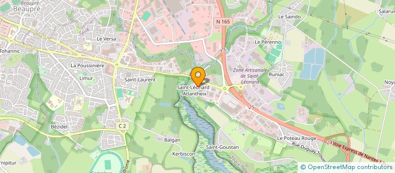 localisation de l'entreprise LE NABEC INDUSTRIE à THEIX-NOYALO