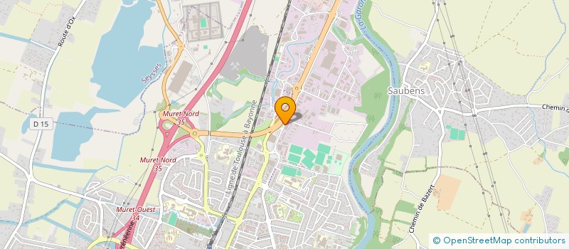 localisation de l'entreprise LE NAIN VERT 31 à MURET