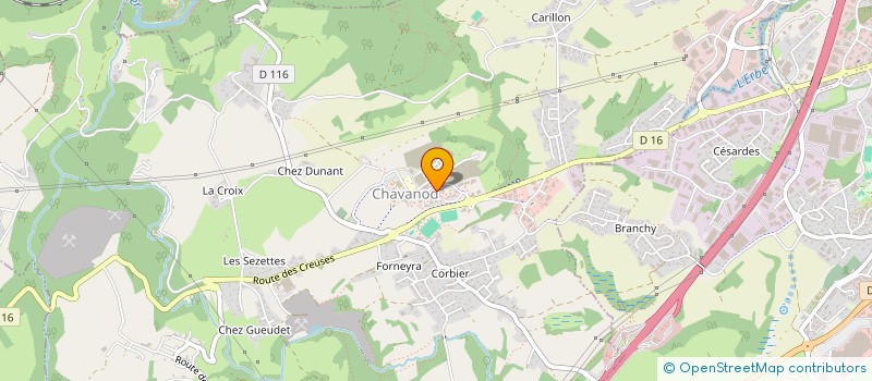 localisation de l'entreprise LE NANT  CHAVANOD