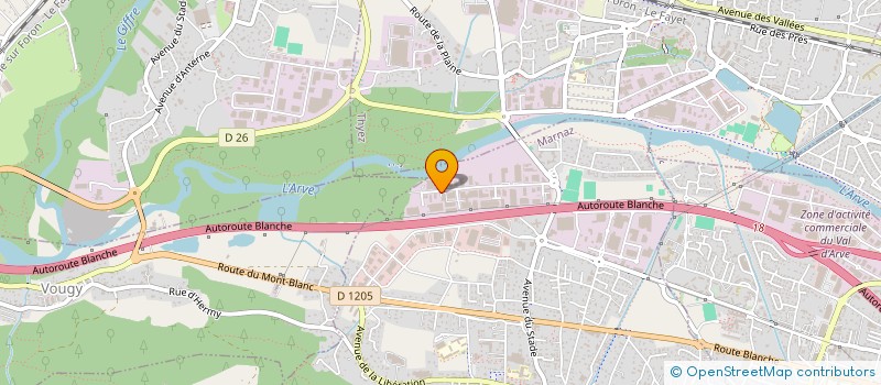localisation de l'entreprise LE NANTILLET  MARNAZ