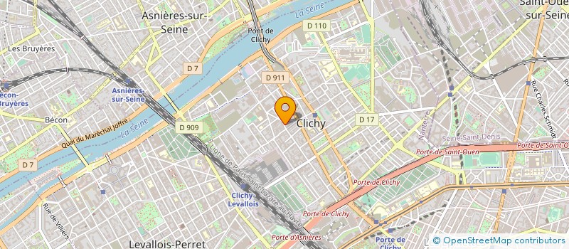 localisation de l'entreprise LE NAPOLI à CLICHY
