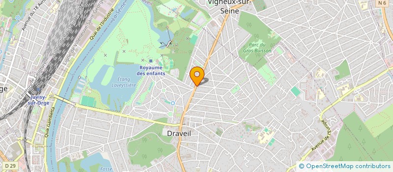 localisation de l'entreprise LE NAPOLI à DRAVEIL