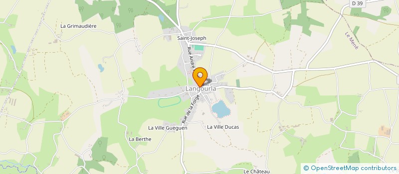 localisation de l'entreprise LE NARGUILLE à LE MENE
