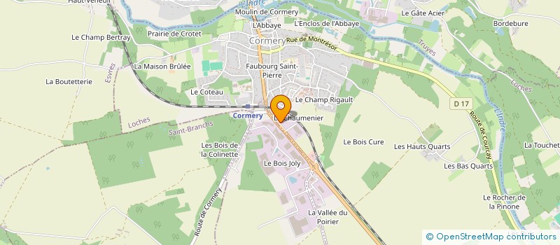 localisation de l'entreprise LE NASHVILLE  CORMERY