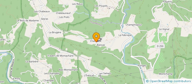 localisation de l'entreprise LE NASSIER  CHAMBONAS