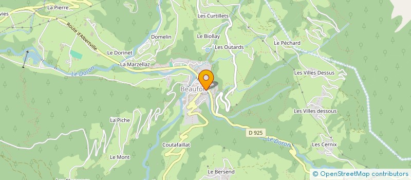 localisation de l'entreprise LE NATIONAL à BEAUFORT