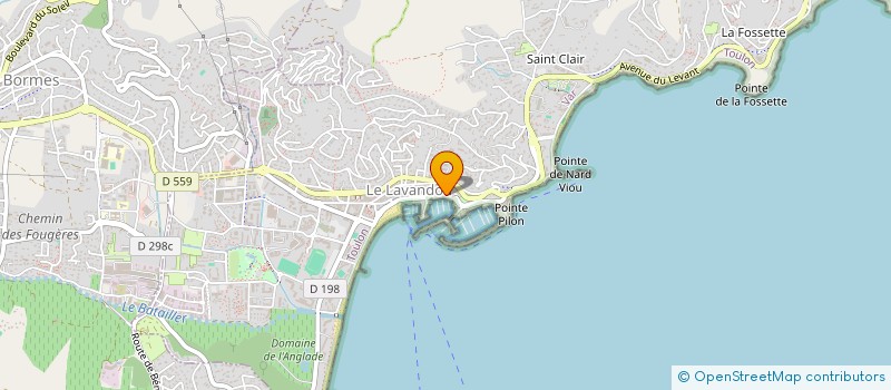 localisation de l'entreprise LE NAUTIC à LE LAVANDOU