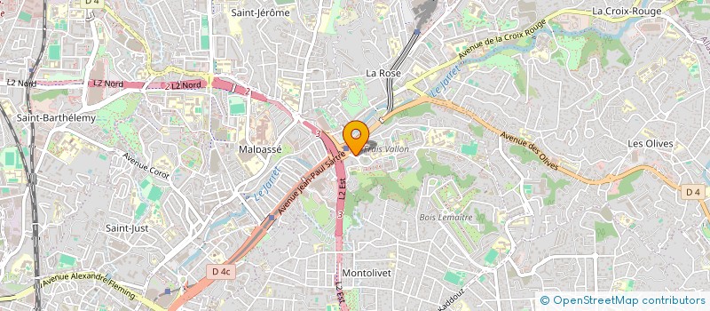 localisation de l'entreprise LE NAUTILE à MARSEILLE