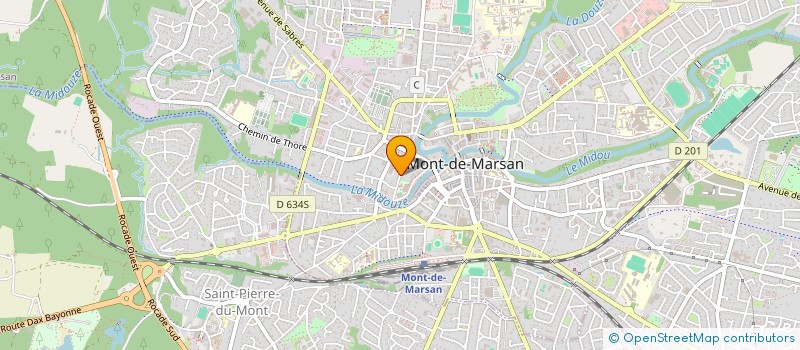 localisation de l'entreprise LE NAUTILE MONTOIS à MONT-DE-MARSAN