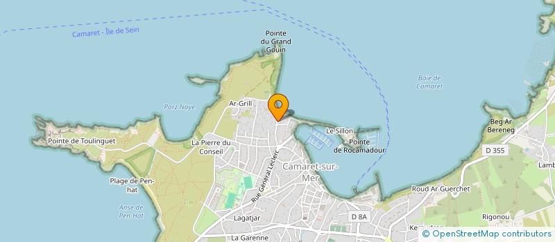 localisation de l'entreprise LE NAUTILUS  CAMARET-SUR-MER