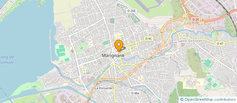 localisation de l'entreprise LE NAUTILUS à MARIGNANE
