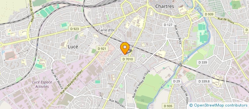 localisation de l'entreprise LE NAUTILUS à LUISANT