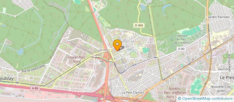 localisation de l'entreprise LE NAUTILUS à MEUDON