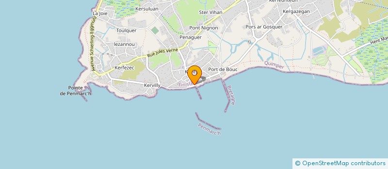 localisation de l'entreprise LE NAUTILUS-K à PENMARCH