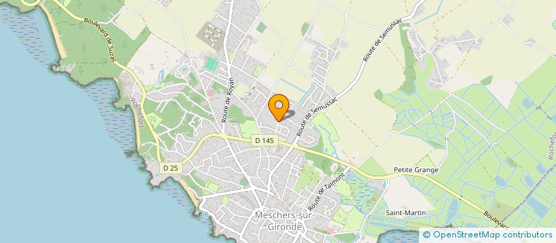 localisation de l'entreprise LE NAUZAN PLAGE  MESCHERS-SUR-GIRONDE
