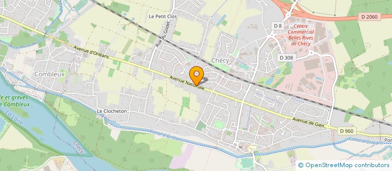 localisation de l'entreprise LE NECTAR DIT VIN à CHECY
