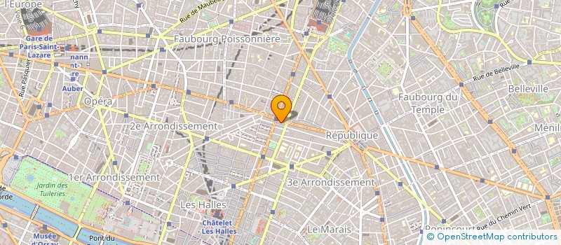 localisation de l'entreprise LE NEGOCE-THE TRADING à PARIS