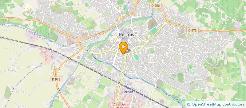 localisation de l'entreprise LE NEGOCIANT  PERTUIS