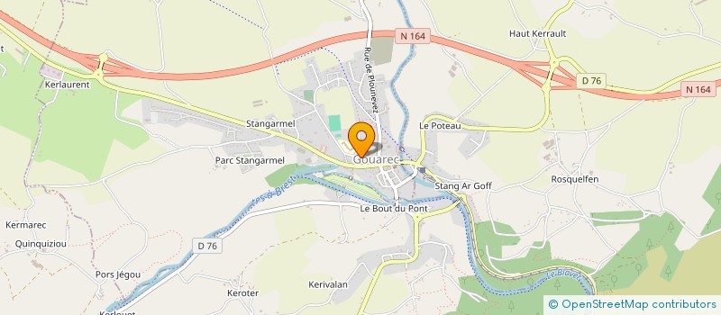 localisation de l'entreprise LE NEINDRE MARINA  GOUAREC