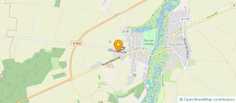 localisation de l'entreprise LE NEMROD QUERRIEU  QUERRIEU