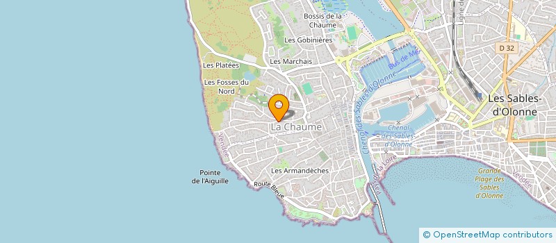 localisation de l'entreprise LE NENUPHAR à LES SABLES D'OLONNE