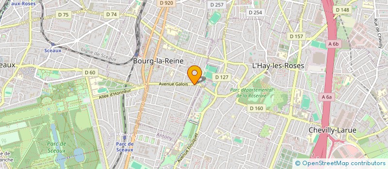 localisation de l'entreprise LE NEON PROGRES à BOURG-LA-REINE