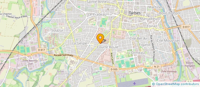 localisation de l'entreprise LE NEOUVIELLE  TARBES