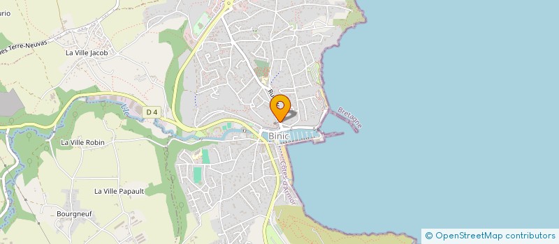 localisation de l'entreprise LE NEPTUNE BINIC  BINIC-ETABLES-SUR-MER