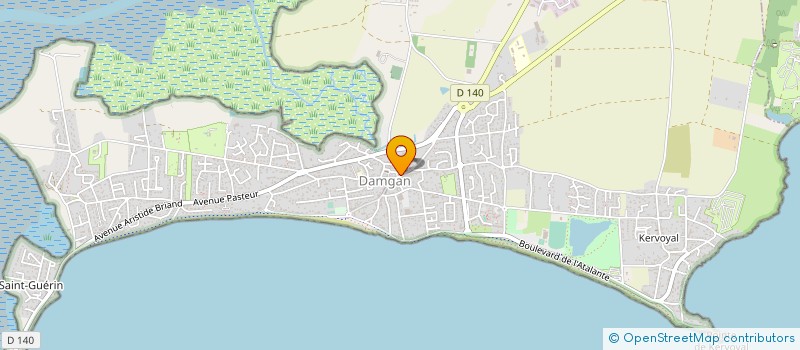 localisation de l'entreprise LE NERVAL SARL à DAMGAN