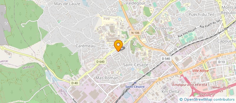 localisation de l'entreprise LE NESS SARL  NIMES
