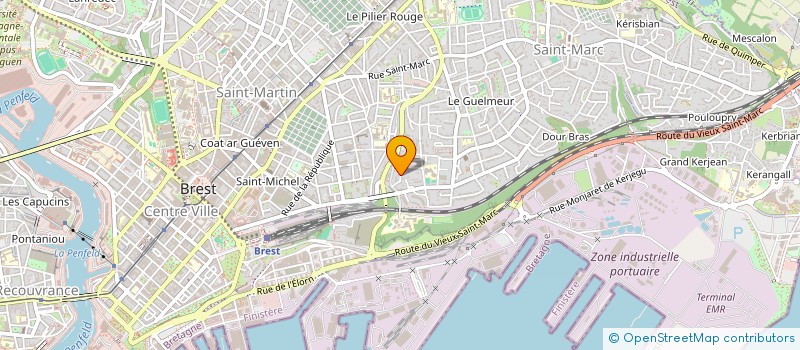 localisation de l'entreprise LE NEST IMMO  BREST