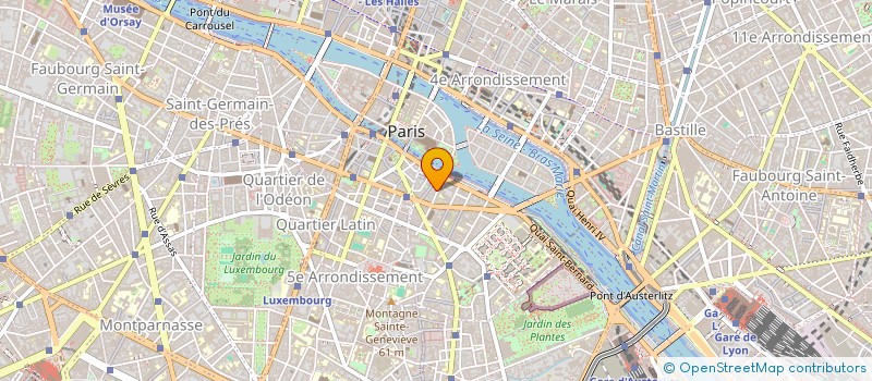 localisation de l'entreprise LE NESTE D AURE à PARIS