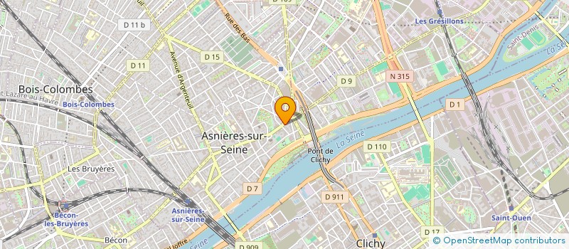 localisation de l'entreprise LE NET + ULTRA  ASNIERES-SUR-SEINE