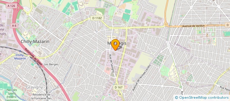 localisation de l'entreprise LE NETTOYAGE OPTIMAL à MORANGIS