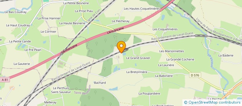 localisation de l'entreprise LE NETTOYEUR  SAINT-BERTHEVIN