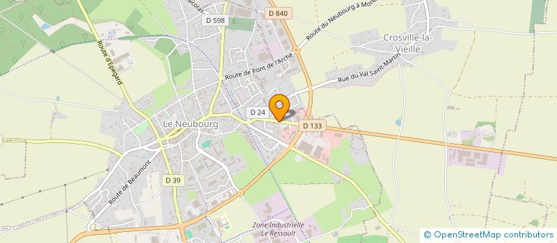 localisation de l'entreprise LE NEUBOURG AUTOMOBILES à LE NEUBOURG